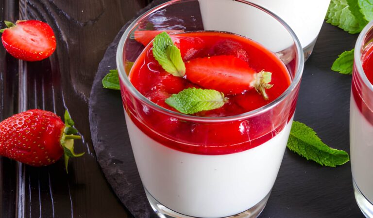 Strawberry Panna Cotta Recipe