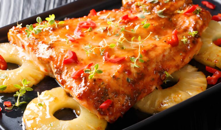 Pineapple Sweet Chili Salmon Recipe
