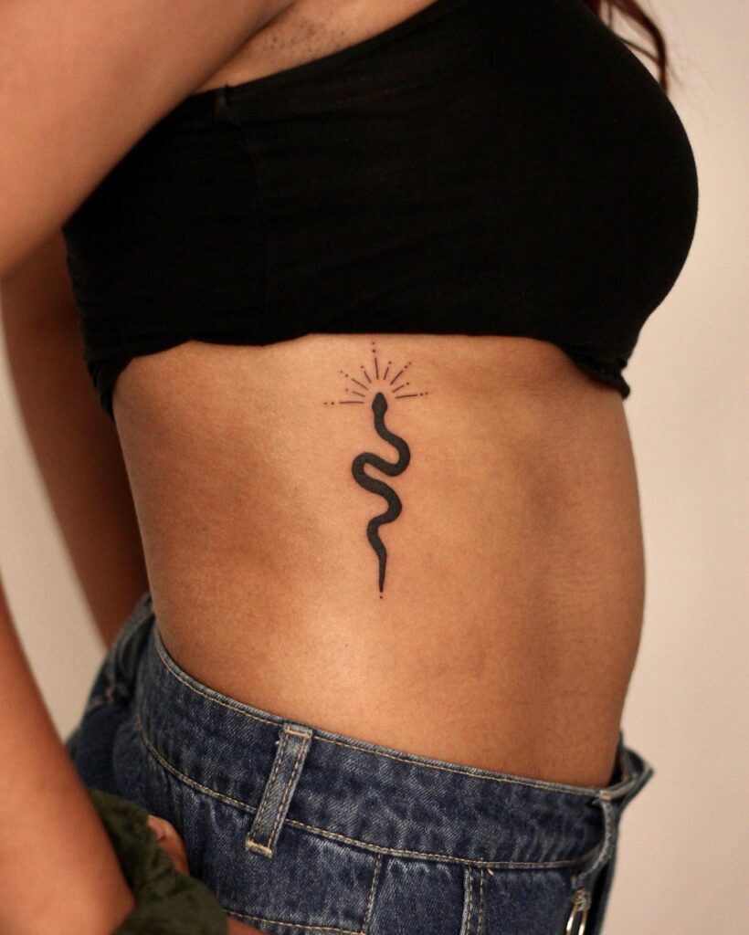 Simple Snake Tattoo