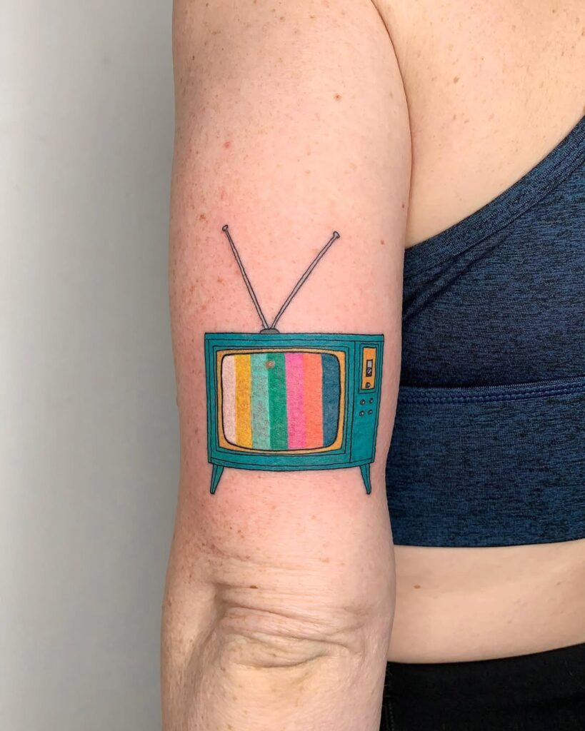 Vintage TV Tattoo