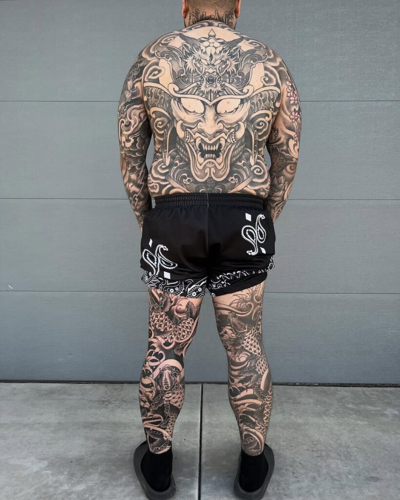 Blackwork Full-Body Tattoo