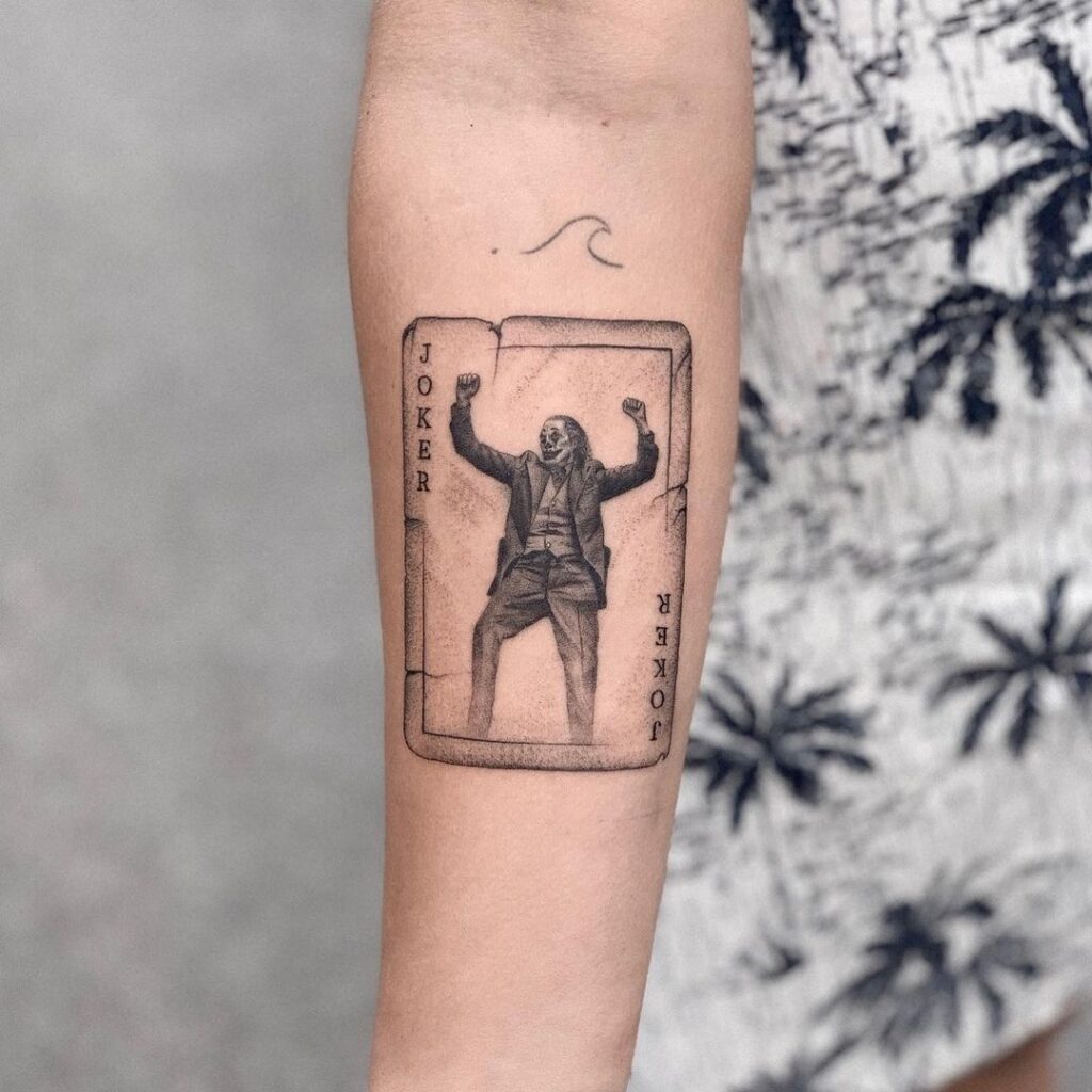 Joker Card Tattoo