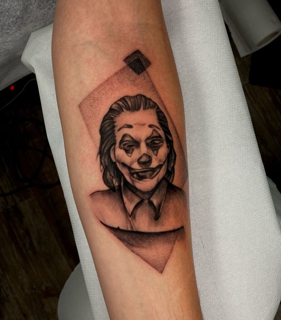 Forearm Joker Tattoo