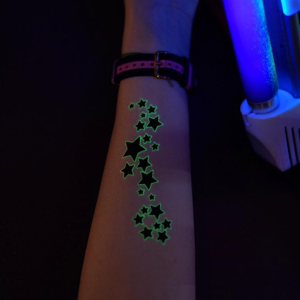 Glowing Stars Tattoo