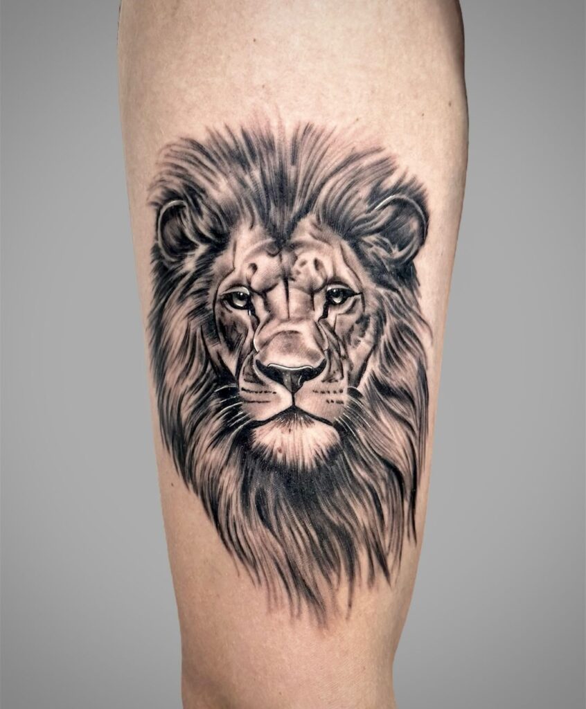 Small Lion Tattoo
