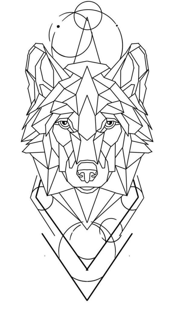 Animal Tattoo Stencil