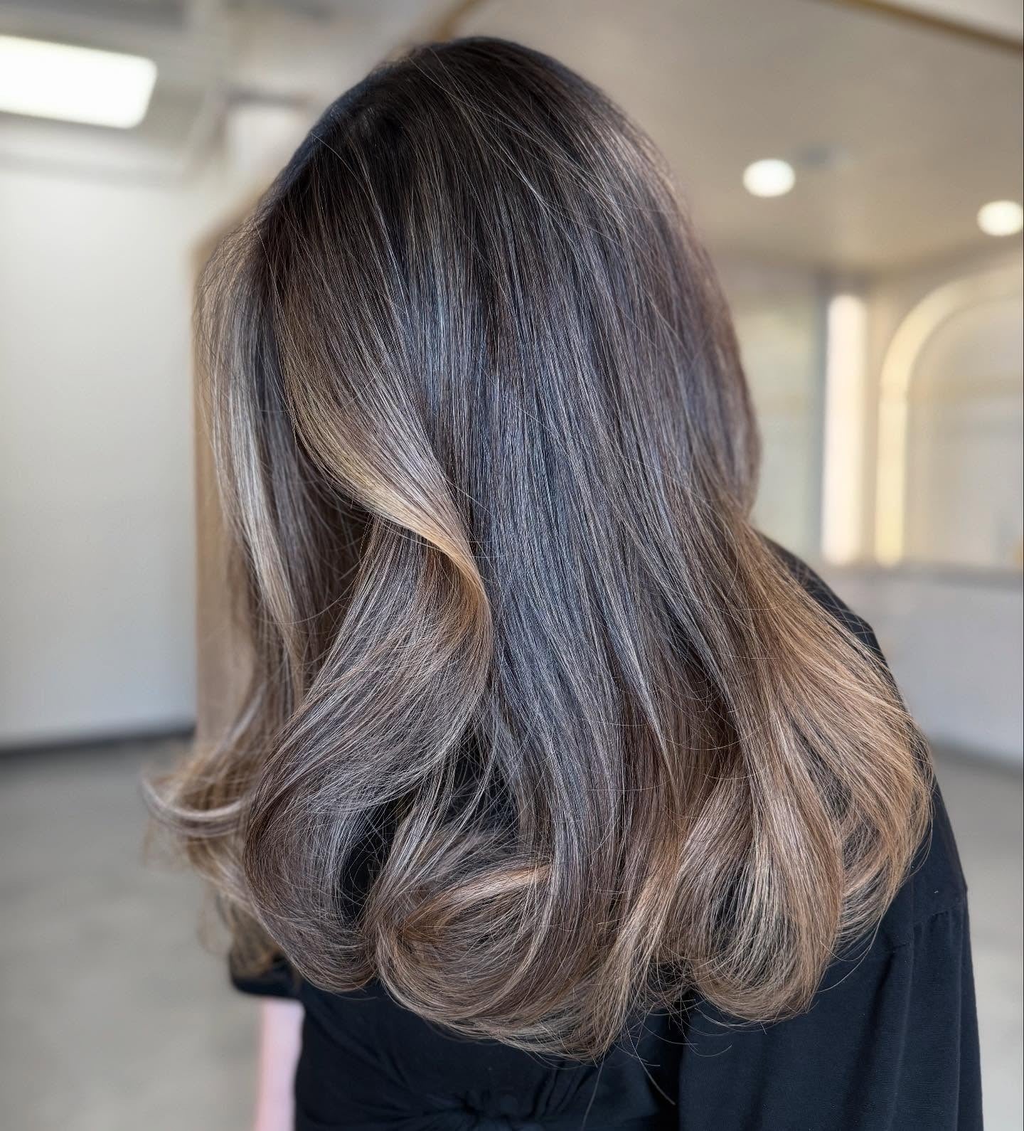 12. Ash Brown with Soft Beige Highlights (Dark Blonde Hair Color with Highlights)