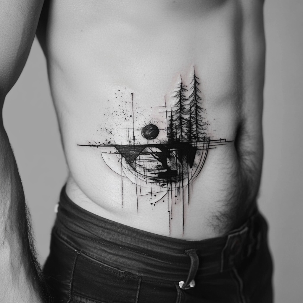 Abstract Art Tattoo