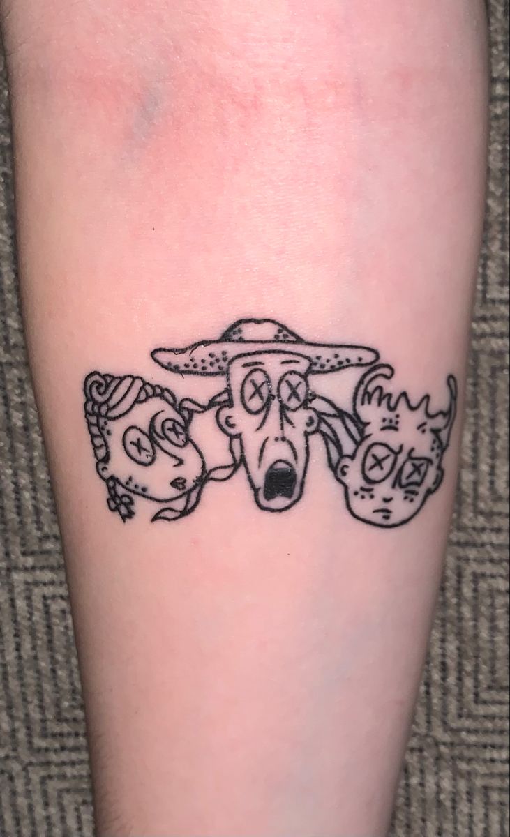 three ghost children tattoo