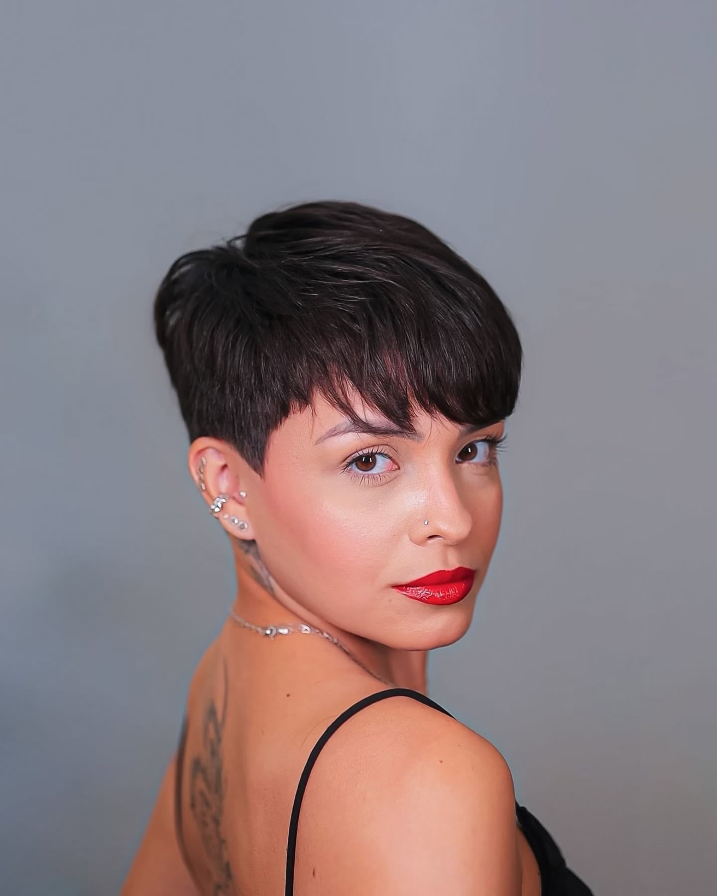 5. Deep Brunette Choppy Pixie (Choppy Pixie Haircuts)
