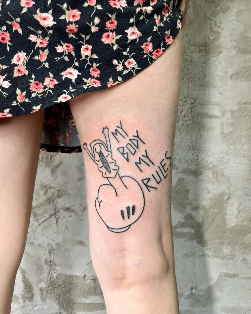 My Body, My Rules Tattoo