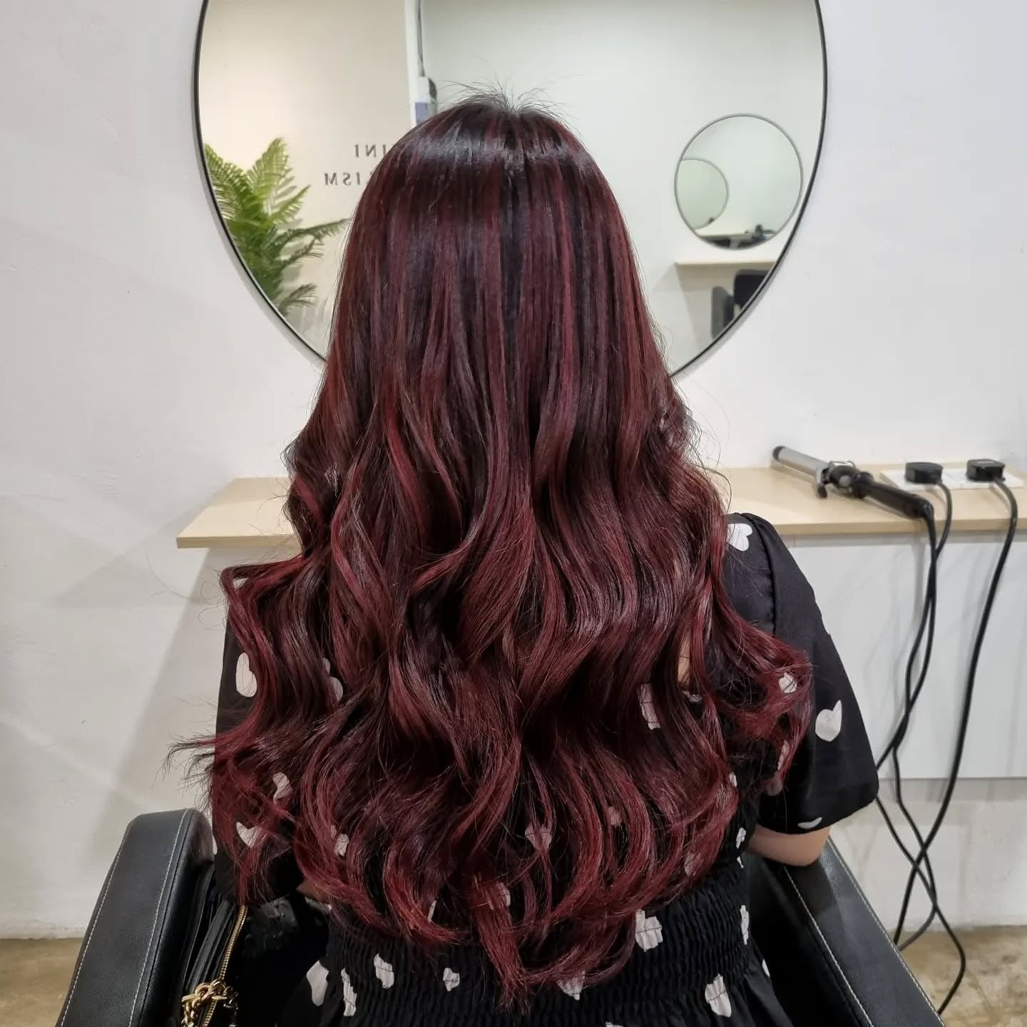10. Burgundy Balayage with Loose Curls (Burgundy Balayage Hair Color)