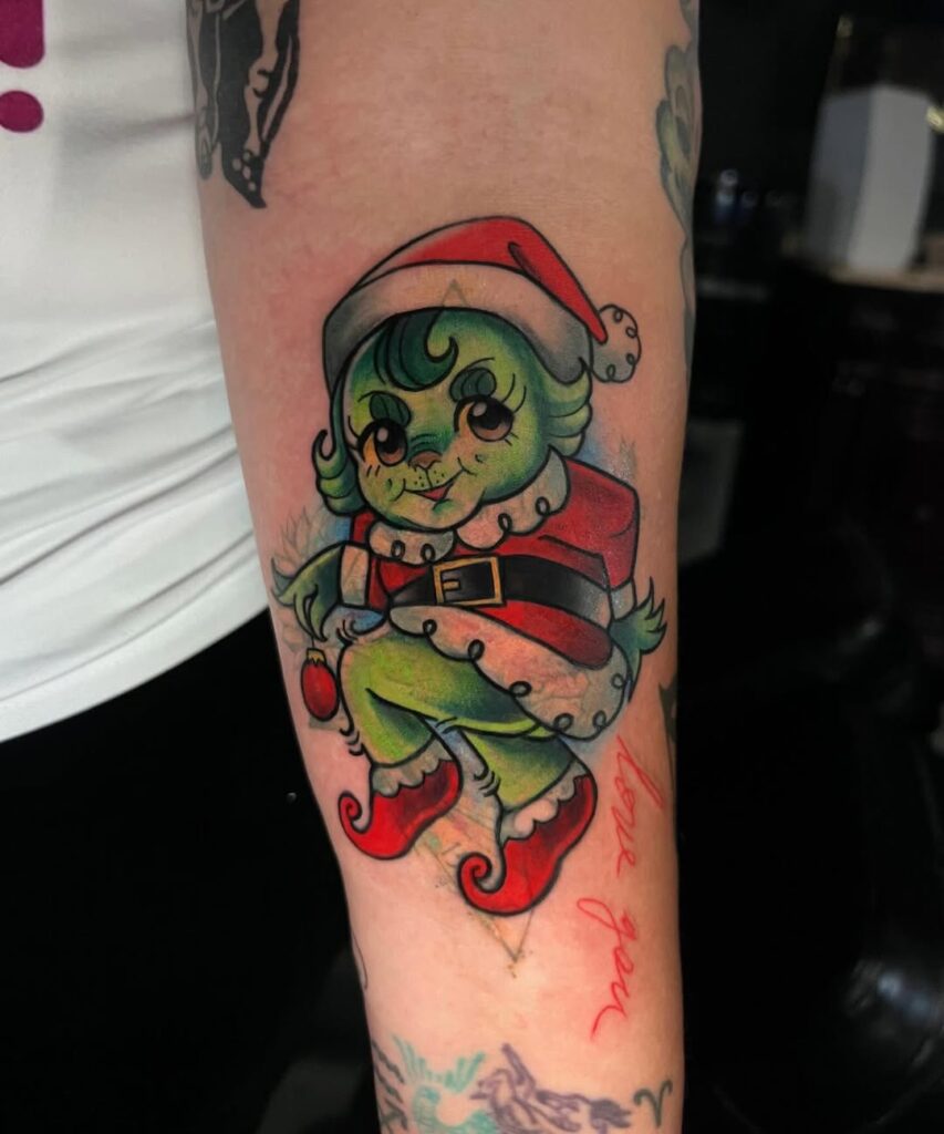 Baby Grinch Tattoo