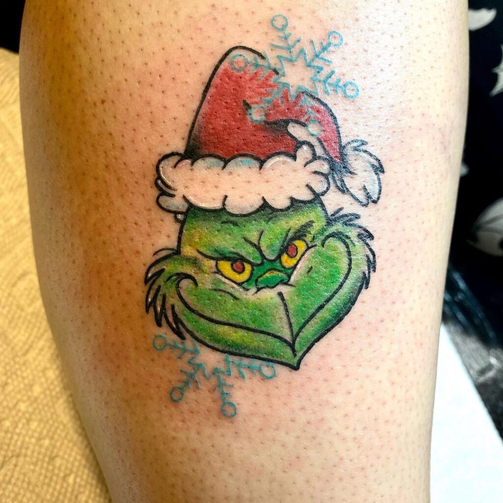 Small Grinch Tattoo