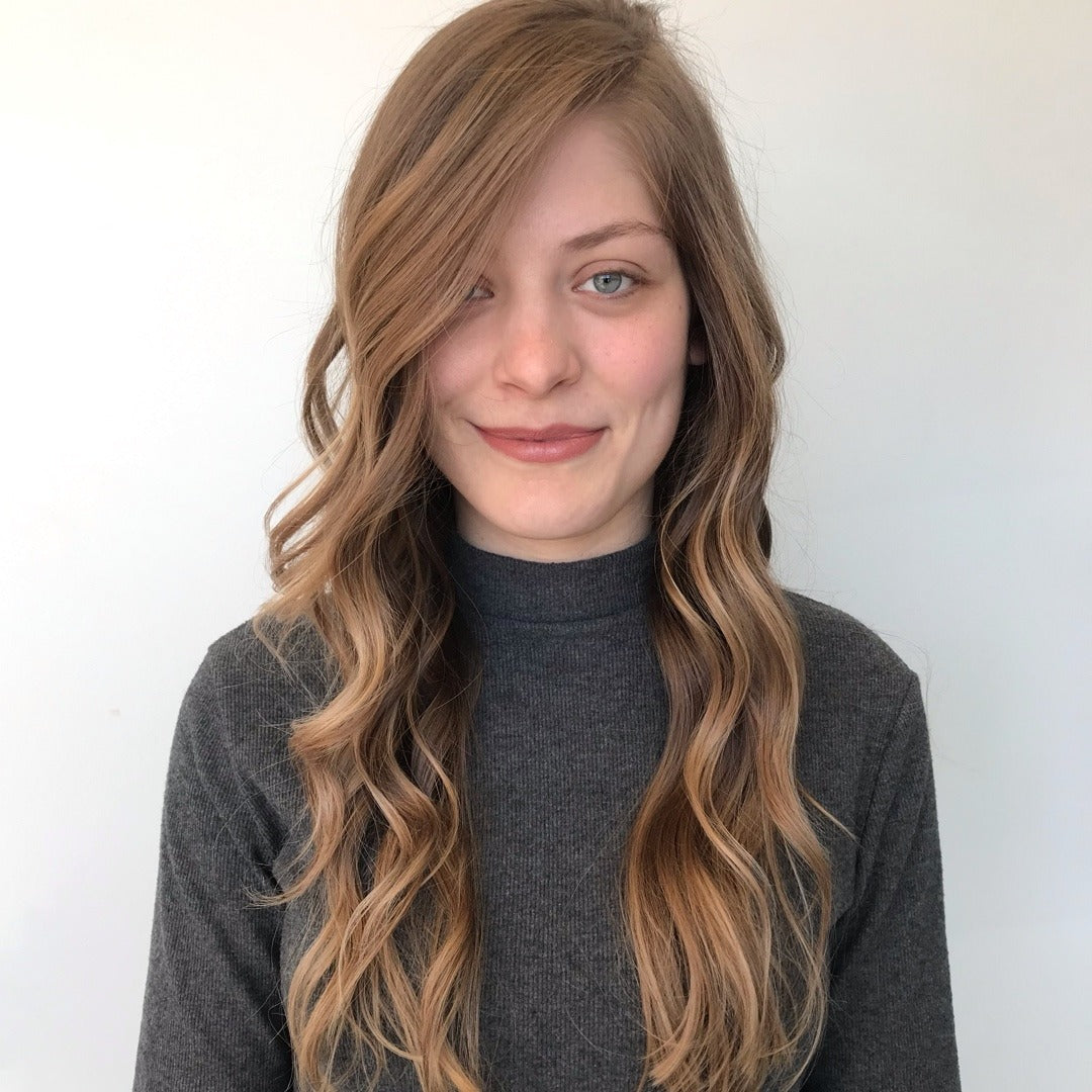 5. Golden Beige Beach Waves (Light Brown Hair Color)