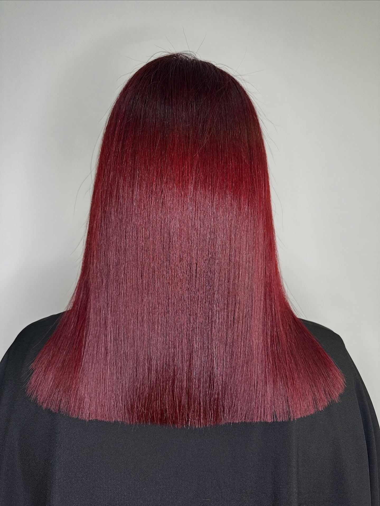 13. Sleek Cherry-Mahogany Shine (Mahogany Hair Color)