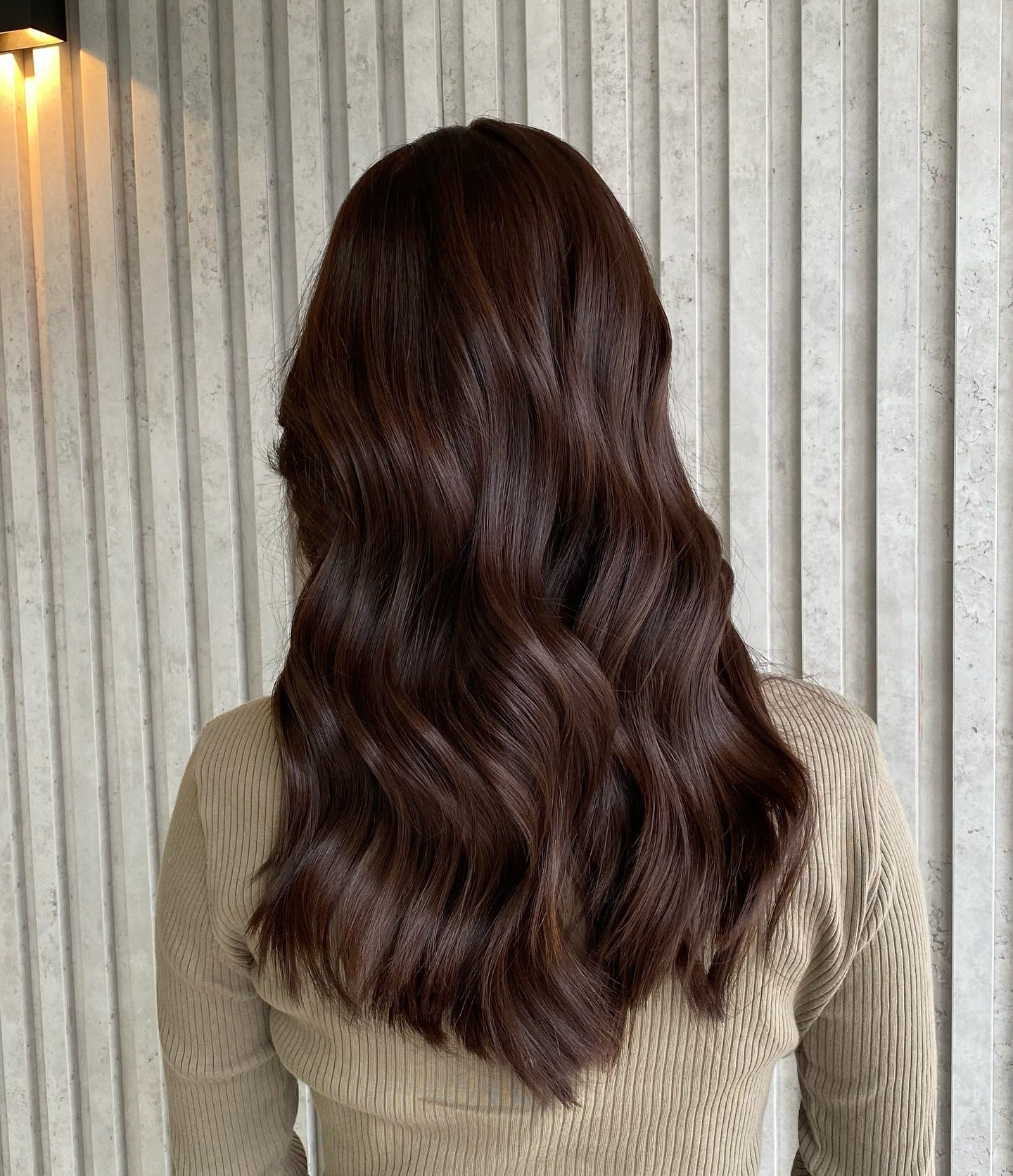 8. Subtle Wave and Shine on Warm Brown (Medium Brown Hair Color)