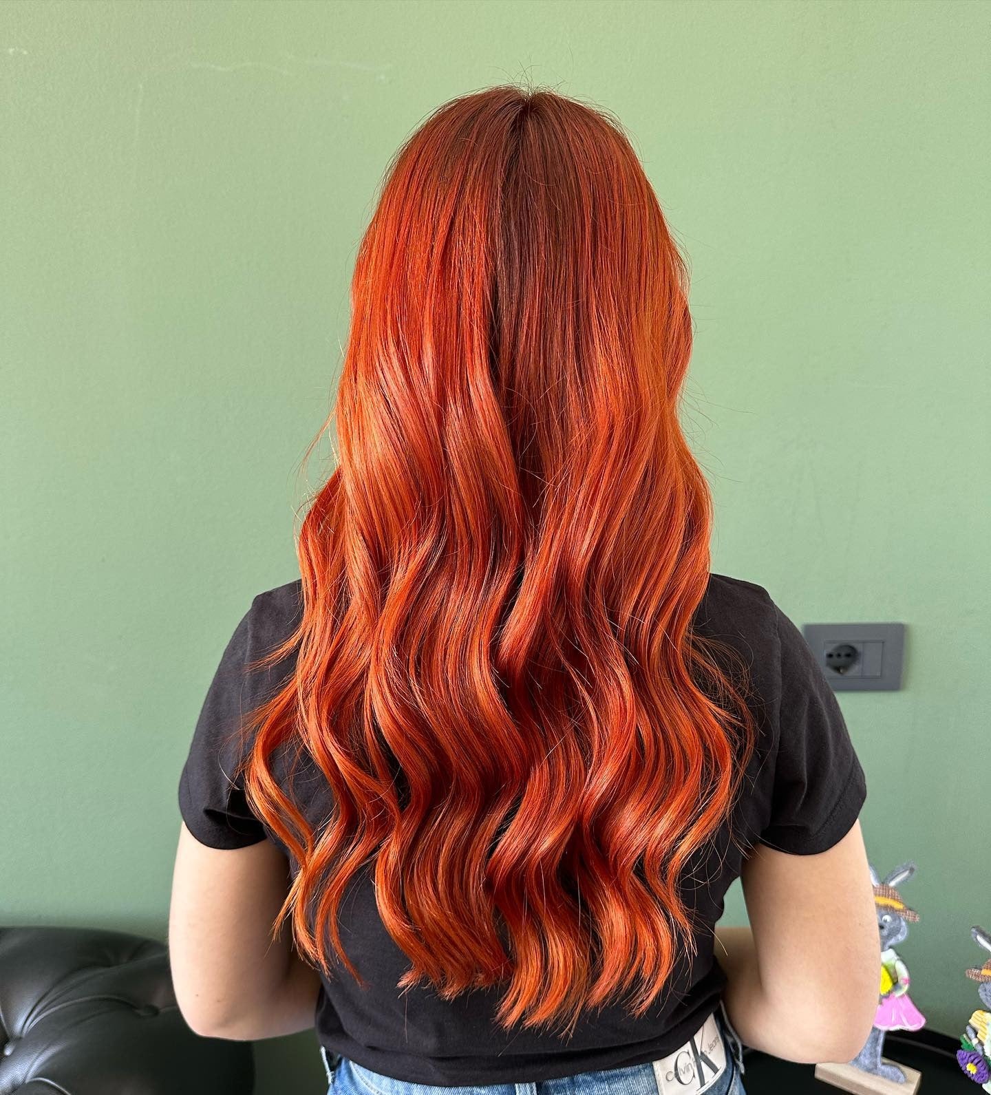 7. Vibrant Red-Orange Layers (Red Orange Hair Color)
