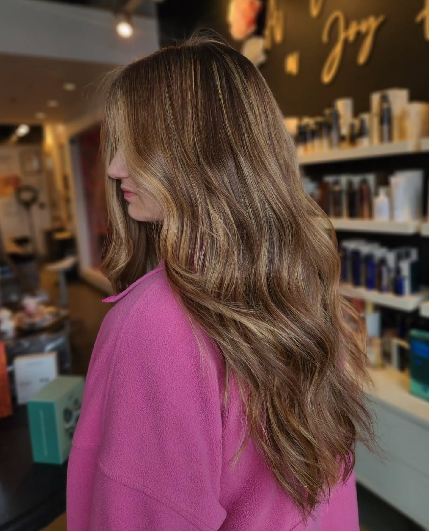 5. Sunlit Brunette Layers (Spring Hair Color)