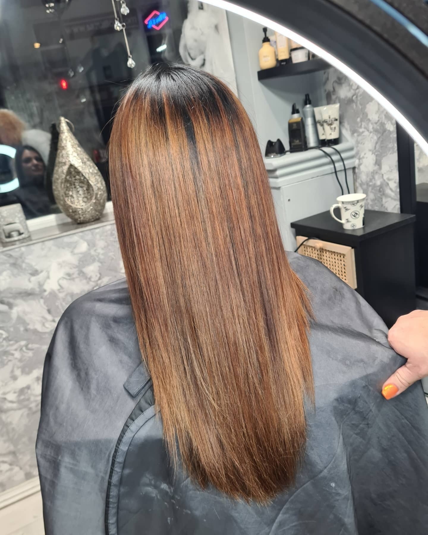 1. Sleek Chestnut Ombre (Autumn Hair Colors)