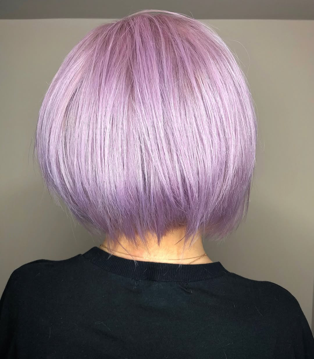 3. Classic Lilac Bob (Light Purple Hair Color)
