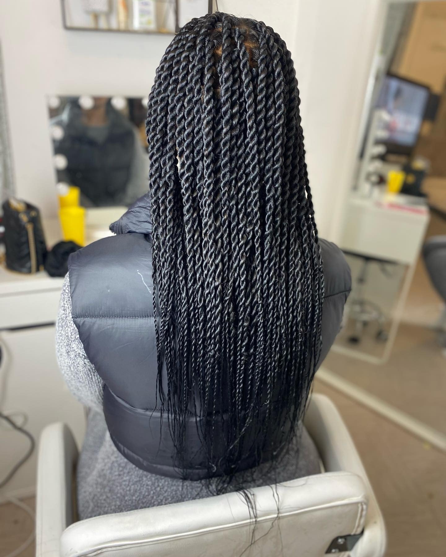 12. Classic Long Senegalese Twists (Twist Braid Hairstyles)