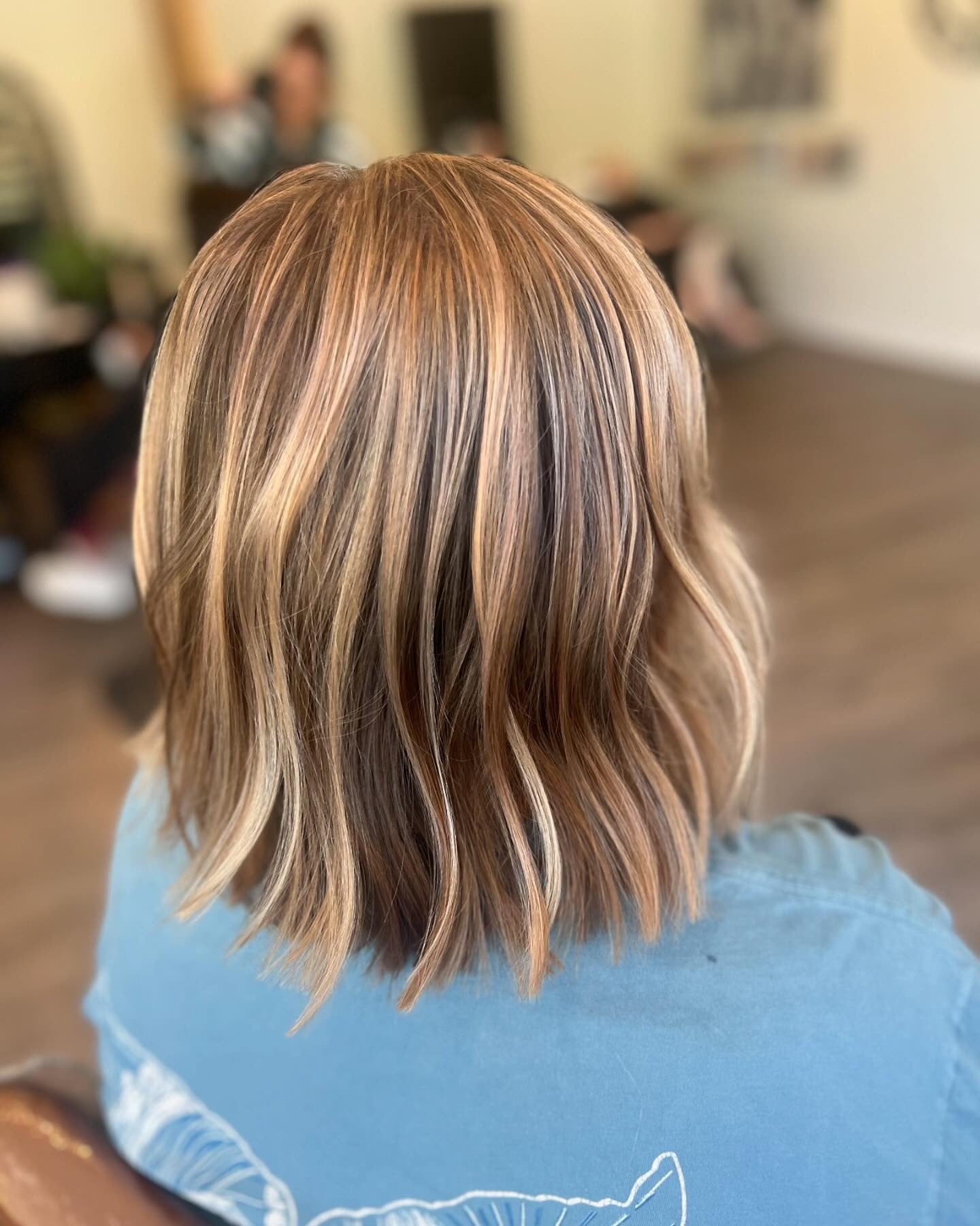 12. Warm Toffee Blonde Bob (Fall Blonde Hair Color)