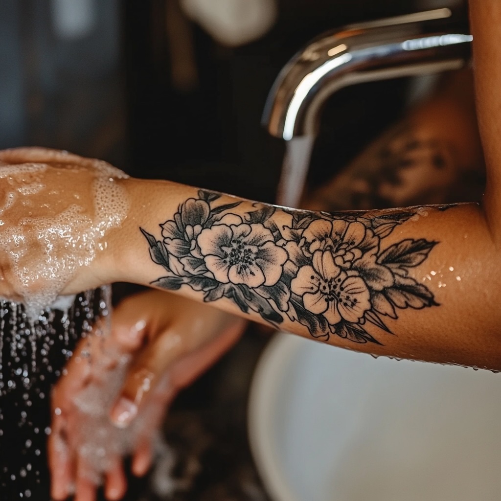 Give Your Tattoo A Gentle Wash