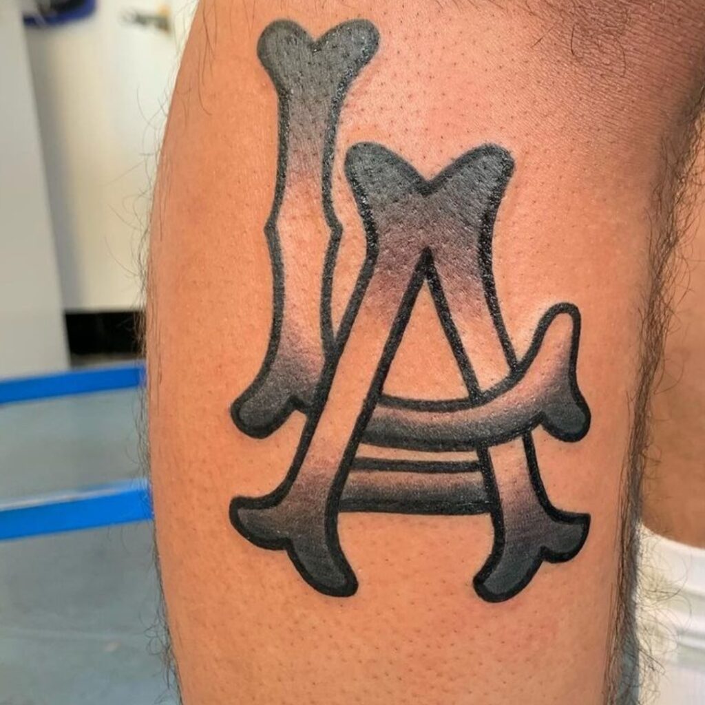 Playful Lettering LA Tattoo