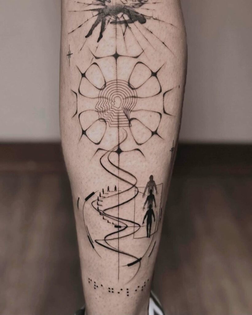 Life Experiences Concept Tattoo