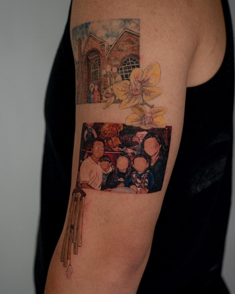 Family Portrait Tattoo