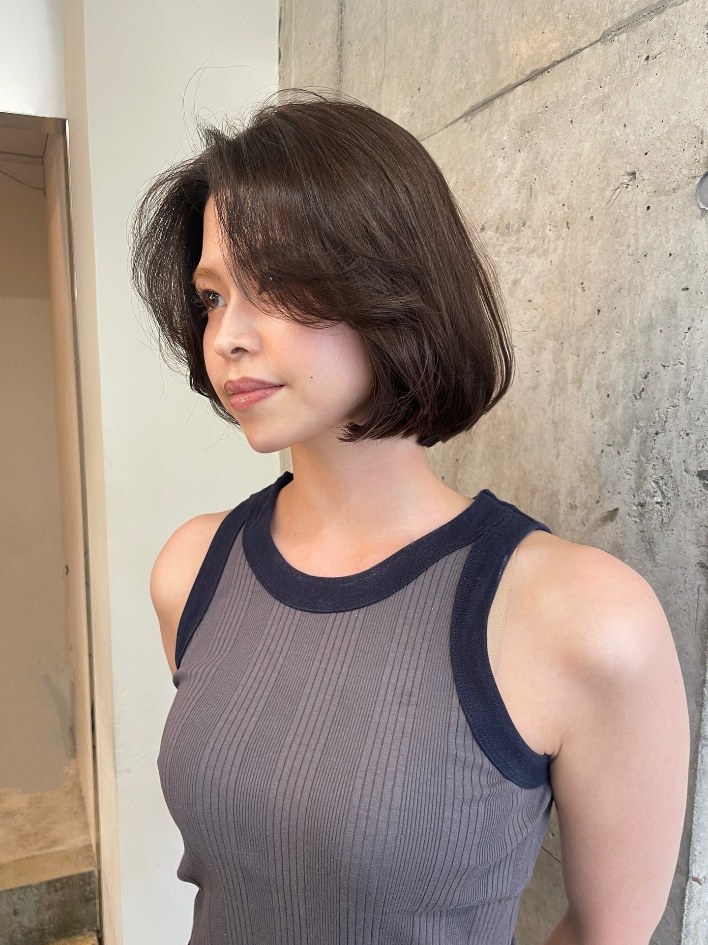 10. Classic Bob with Dark Chocolate Brown (Layered Bob Hairstyles)