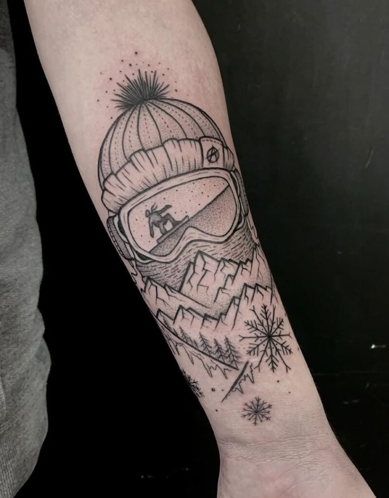 Snowboarding Tattoo