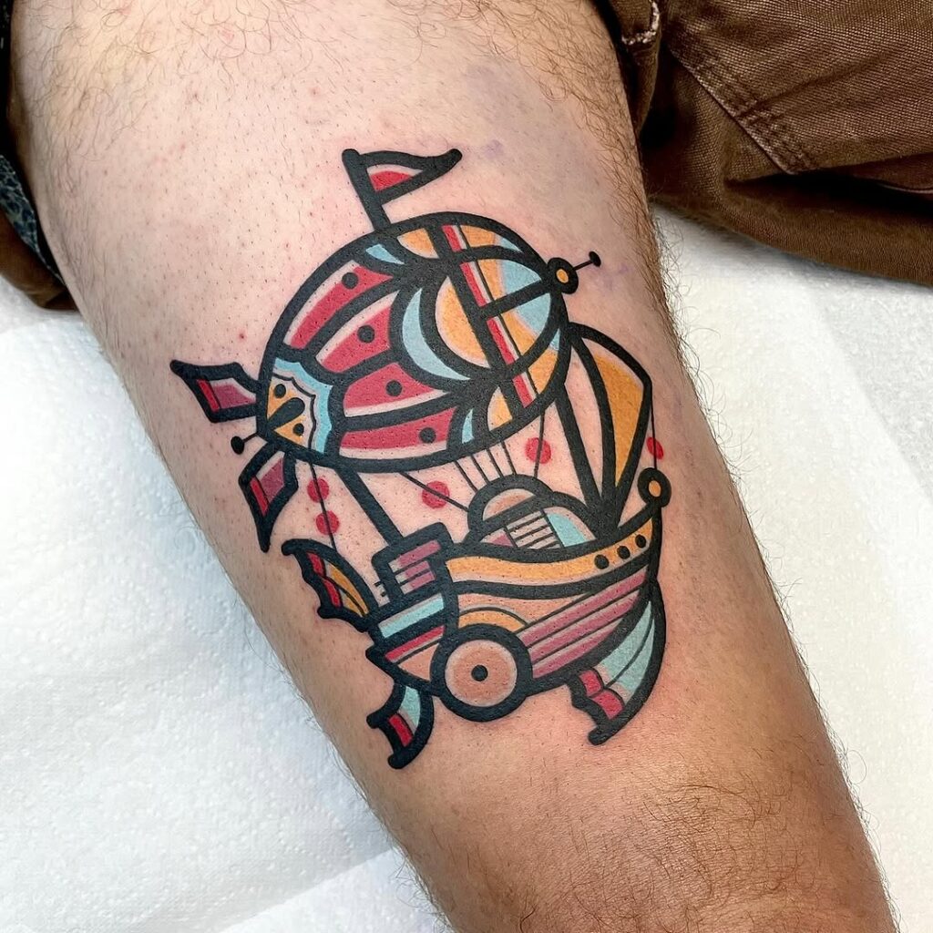 Flying Machine Tattoo