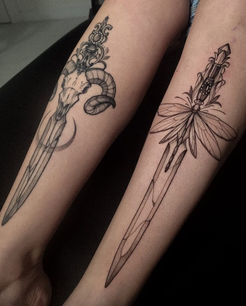 Magical Swords Tattoo