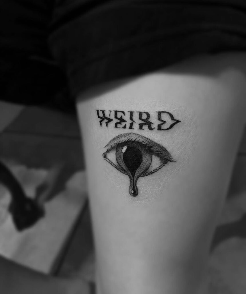 Weird Eye Tattoo