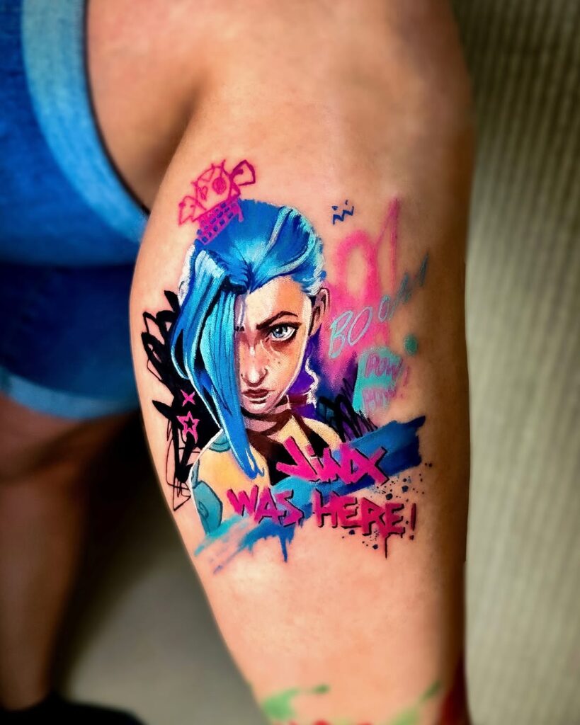 Jinx Was Here Tattoo