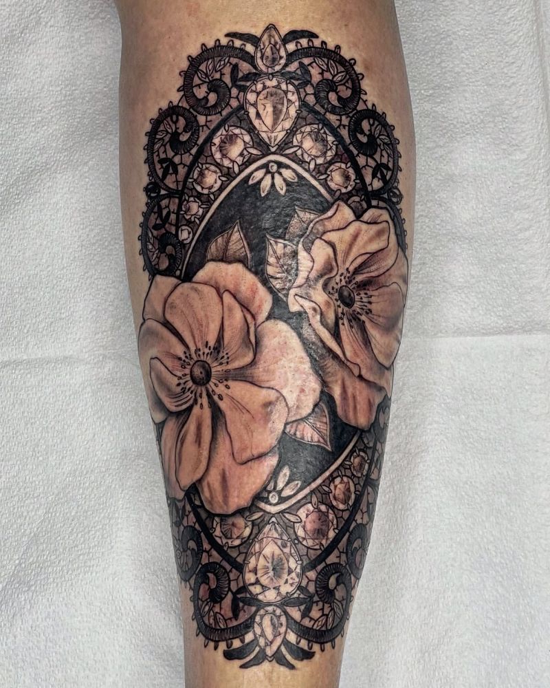 Delicate Floral Lace