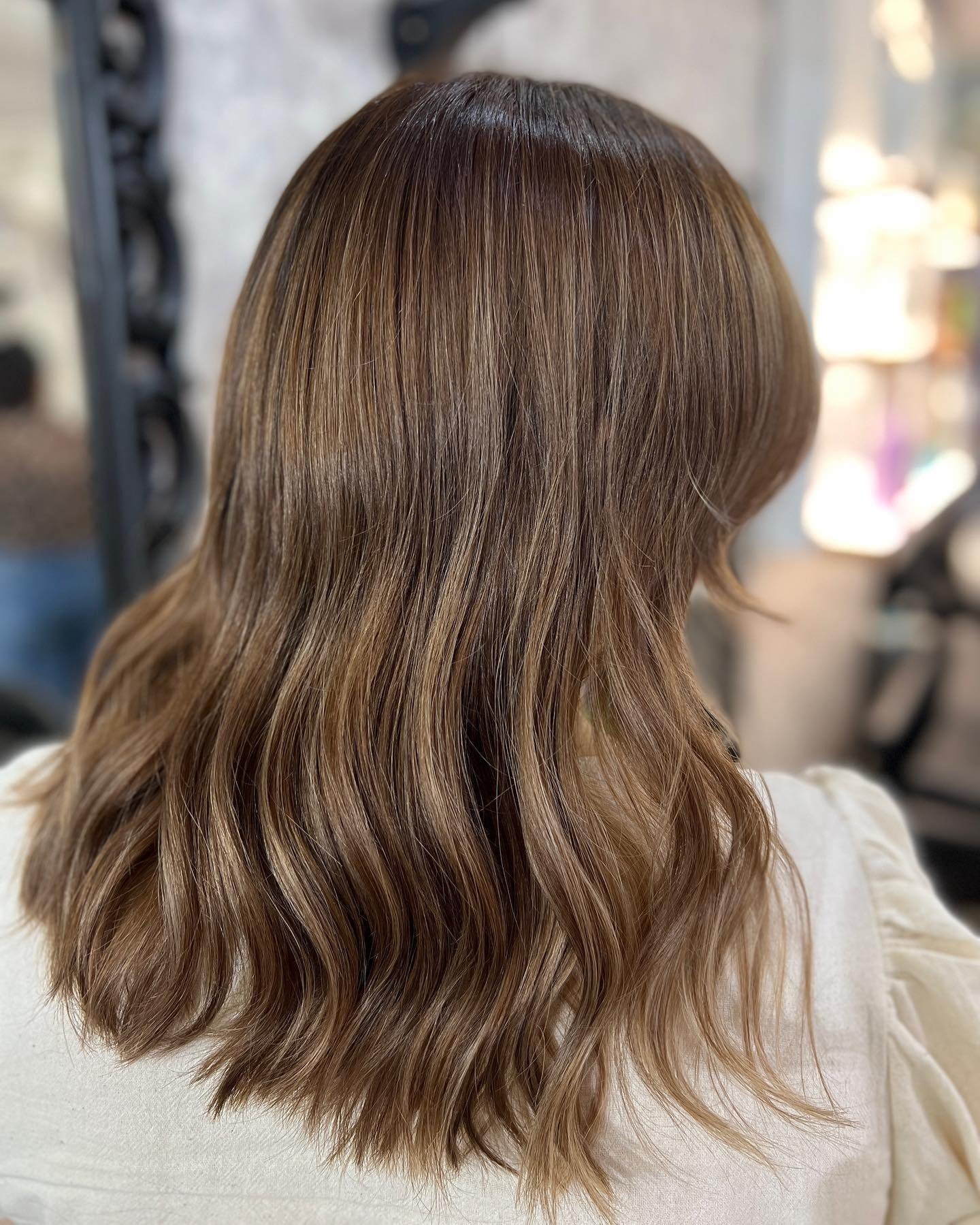 12. Golden Brown Soft Layers (Cool Brown Hair Color)