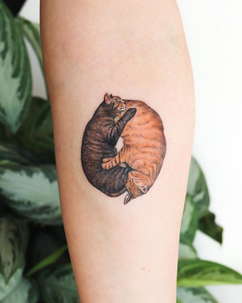 Animal Yin Yang Tattoo
