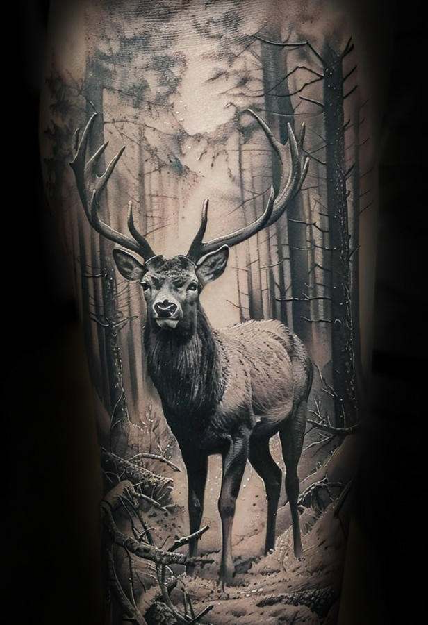 realistic-buck-deer-tattoo-inkmaster-nick-mcknight-knoxville-2.jpg ...