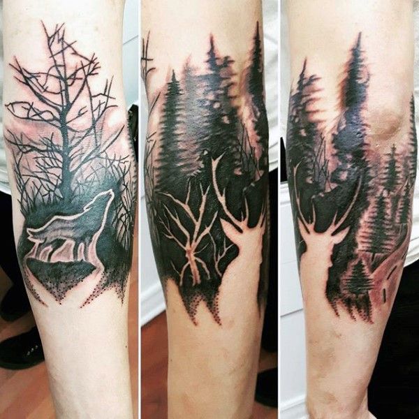 101 Forest Tattoo Designs for Men