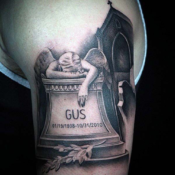 50 Great Tombstone Tattoos for Men [2024 Inspiration Guide]