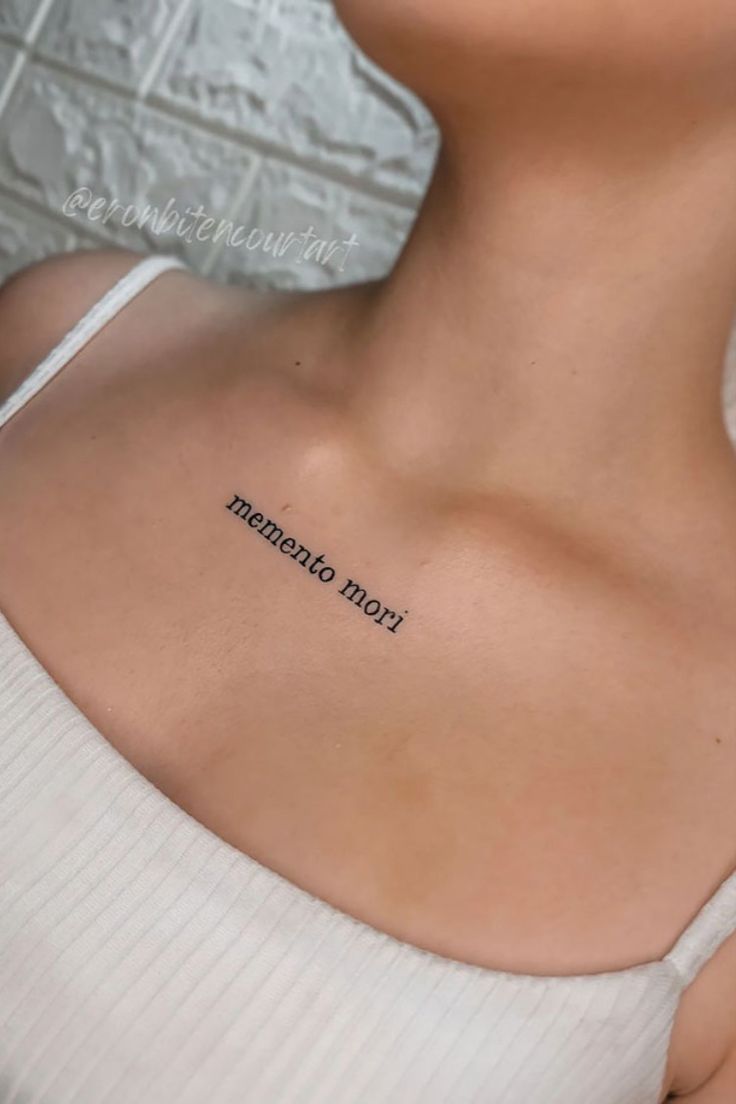 Memento Mori Tattoo Ideas for Men and Women - Chest Tattoo