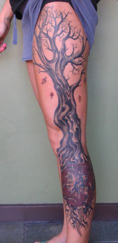 dead tree tattoos