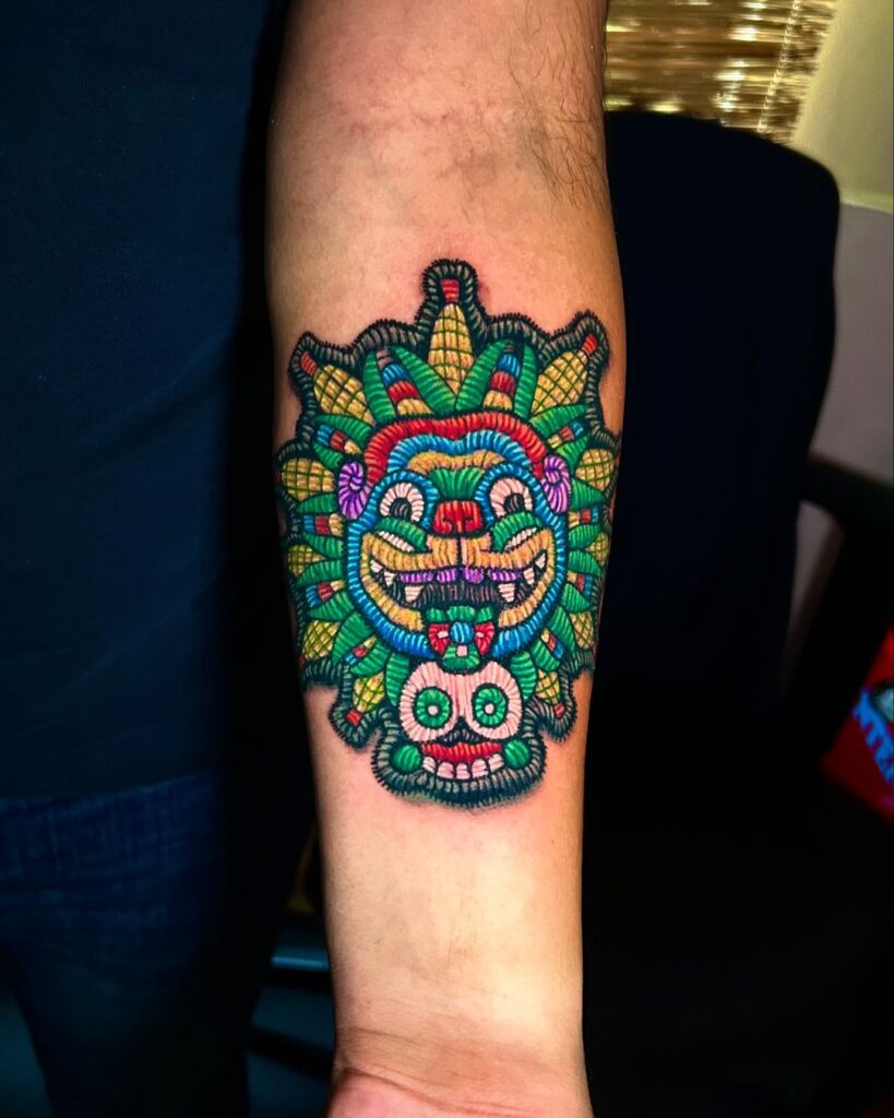 Dragon Embroidery Tattoo