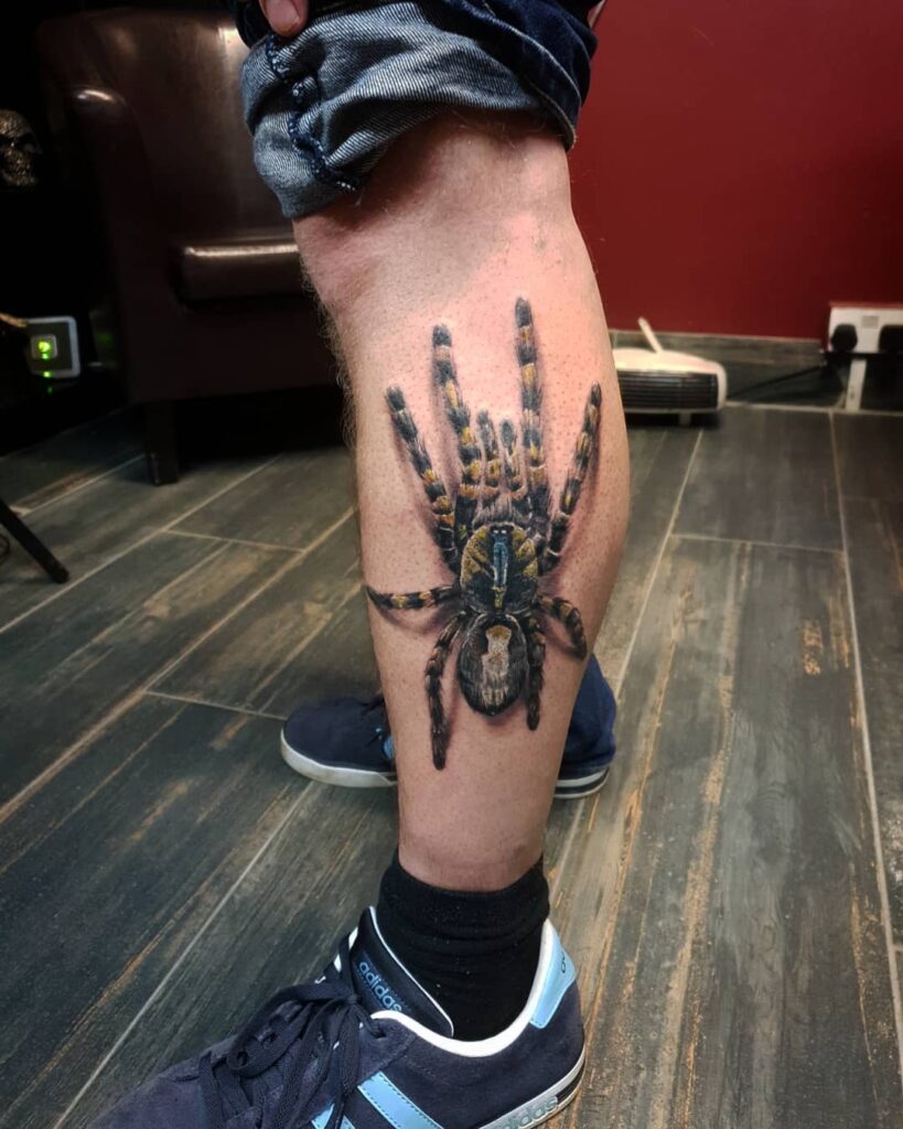3D Tarantula Tattoo
