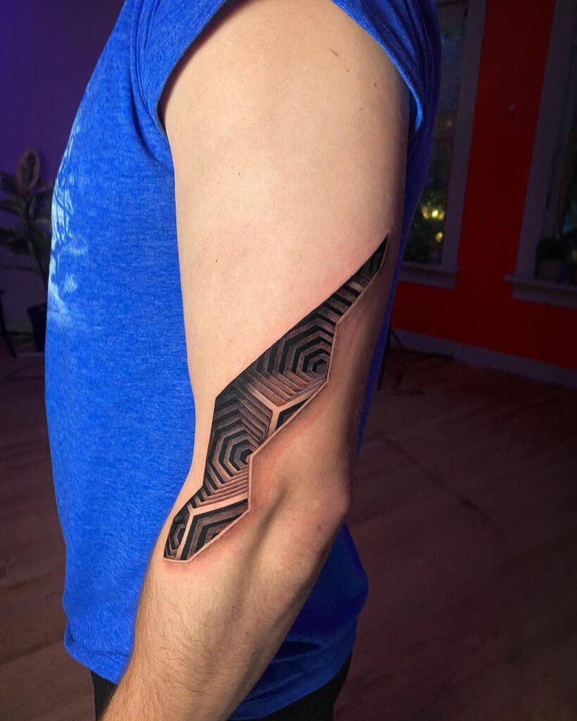 3D Illusion Tattoo
