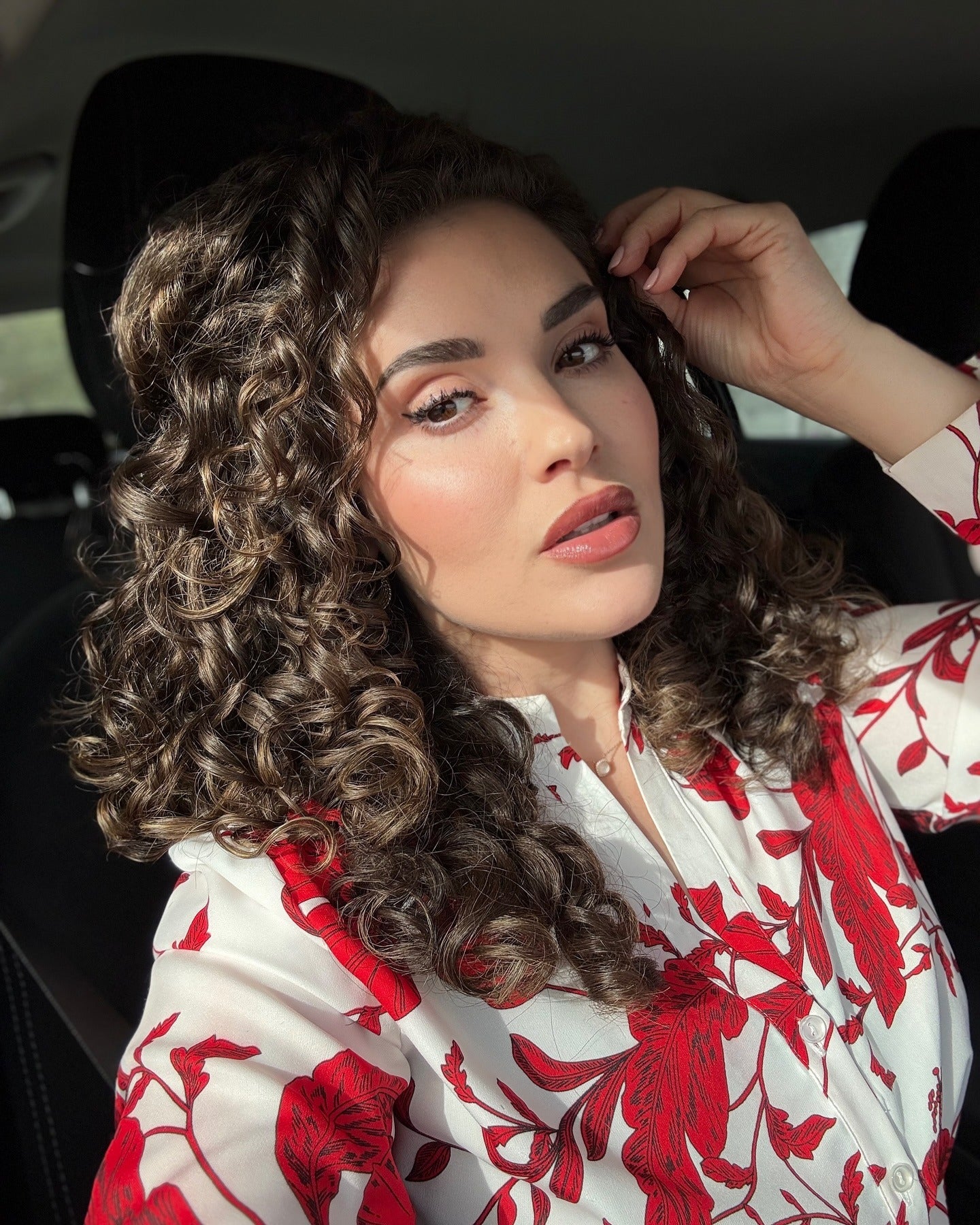 1. Defined Curly Layers with Espresso Shine (Layered Curly Hairstyles)