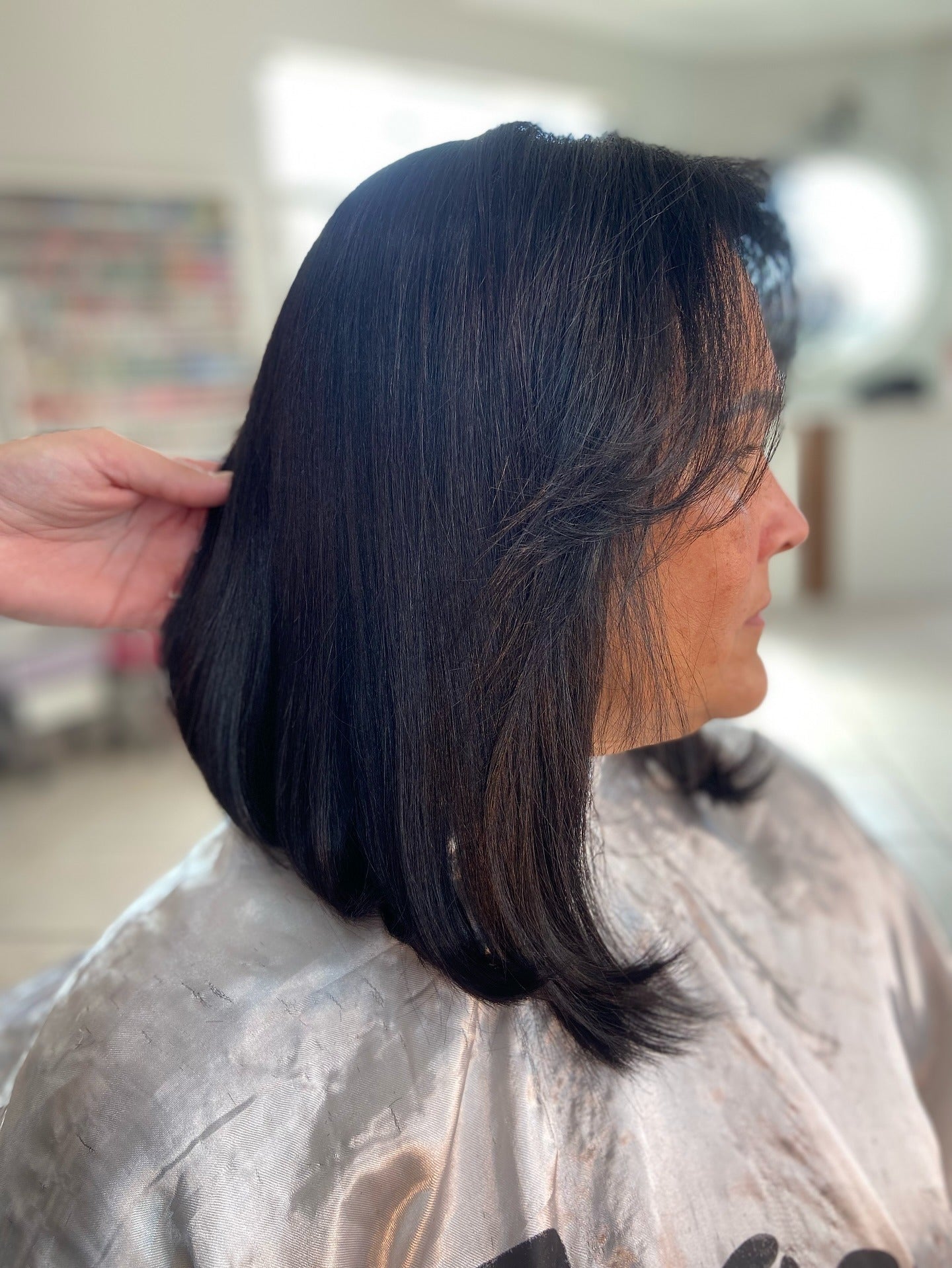 1. Sleek Layered Long Bob with Side Bangs (Long Bob Hairstyles)